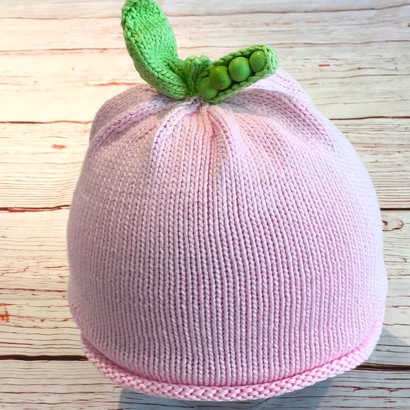 Sweet Pea Knit Hat Pink - Picture 3 of 5
